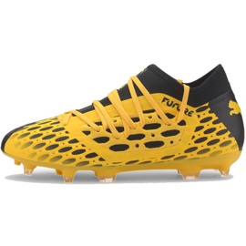 Ghete de fotbal Puma Future 5.3 Netfit Fg Ag Junior 105806 03 galben Ghete de fotbal Puma Future 5.3 Netfit Fg Ag Junior 105806 03 galben