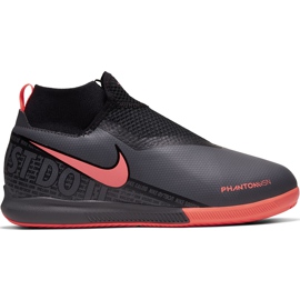 Pantofi de fotbal Nike Phantom Vsn Academy Df Ic Jr AO3290 080 gri albastru