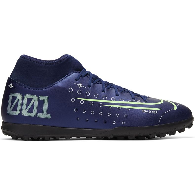 Pantof de fotbal Nike Mercurial Superfly 7 Club Mds Tf BQ5437 401 albastru marin albastru marin