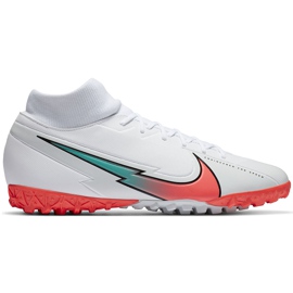 Pantof de fotbal Nike Mercurial Superfly 7 Academy Tf AT7978 163 alb alb