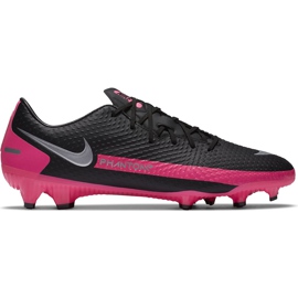 Pantofi de fotbal Nike Phantom Gt Academy FG / MG CK8460 006 negru roz negru