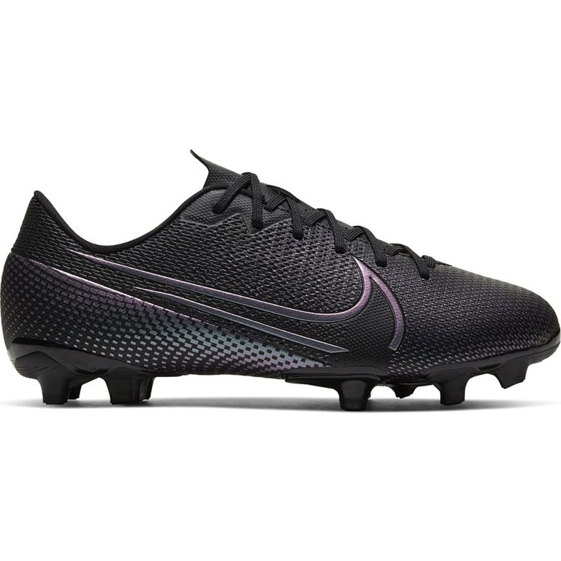 Pantofi de fotbal Nike Mercurial Vapor 13 Academy FG / MG Junior AT8123 010 negru / gri / argintiu negru
