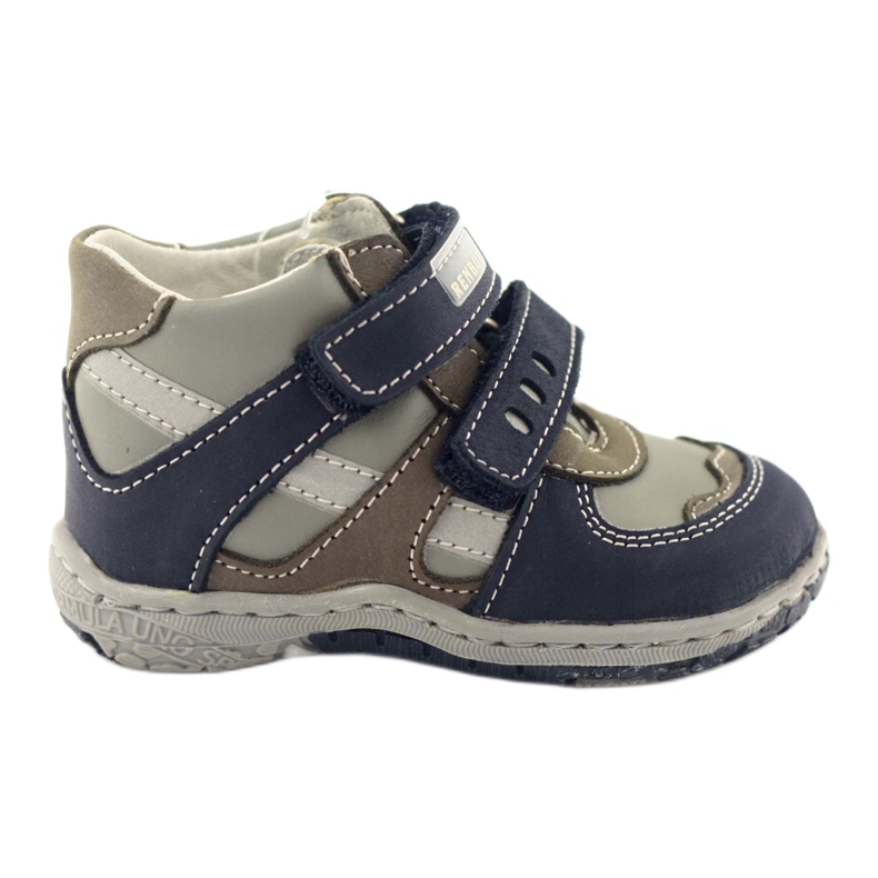 Cizme din piele Ren But 1363 bleumarin albastru marin gri