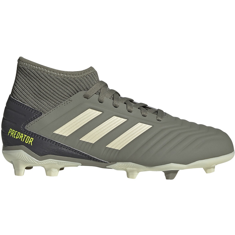 Ghete de fotbal Adidas Predator 19.3 Fg Jr EF8215 gri