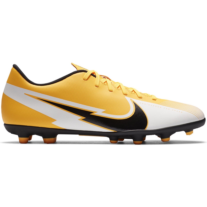 Pantofi de fotbal Nike Mercurial Vapor 13 Club FG / MG AT7968 801 portocale galben