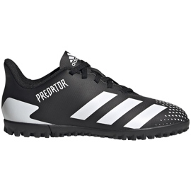 Ghete de fotbal Adidas Predator 20.4 Tf Junior FW9223 negru negru