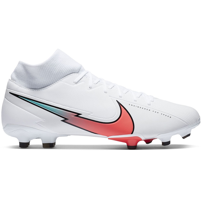 Pantof de fotbal Nike Mercurial Superfly 7 Academy FG / MG AT7946 163 alb alb