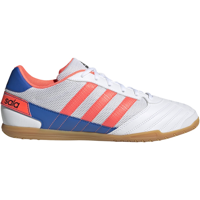 Pantofi de fotbal Adidas Super Sala albi FV2560