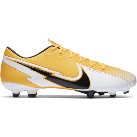 Pantofi de fotbal Nike Mercurial Vapor 13 Academy FG / MG AT5269 801 galben portocaliu