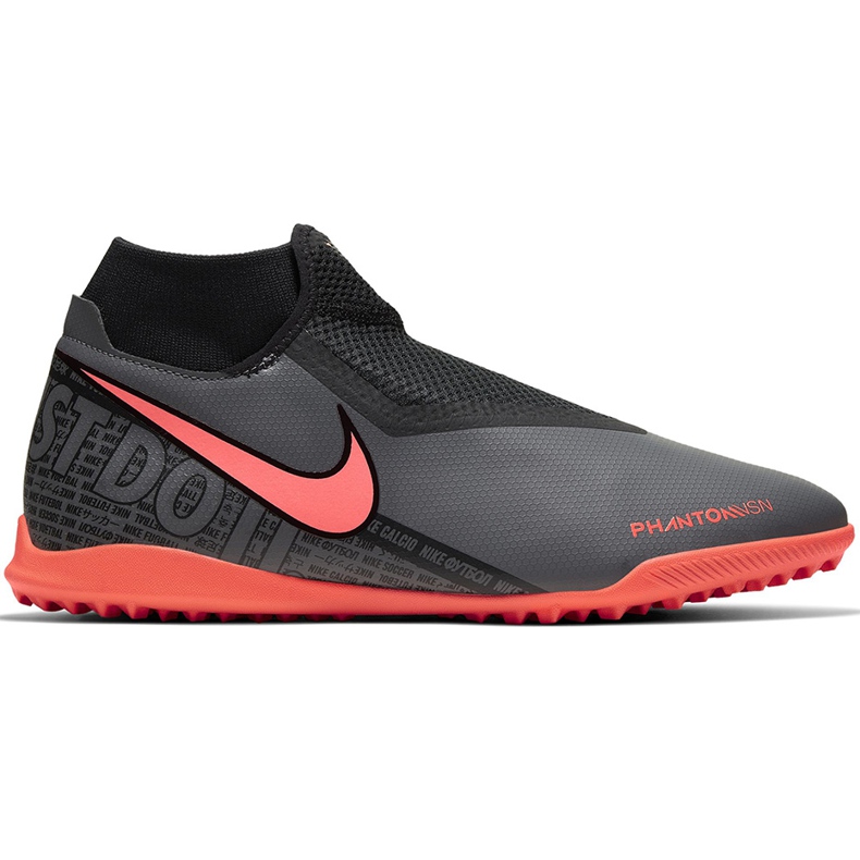 Pantofi de fotbal Nike Phantom Vsn Academy Df Tf AO3269 080 gri gri