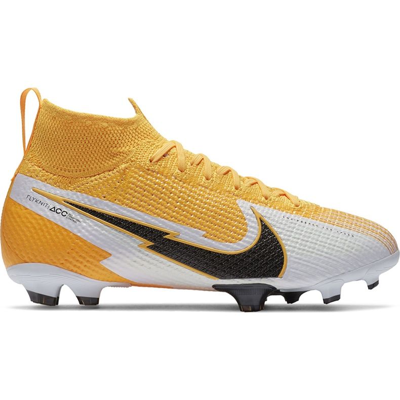 Pantofi de fotbal Nike Mercurial Superfly 7 Elite Fg Junior AT8034 801 galben galben