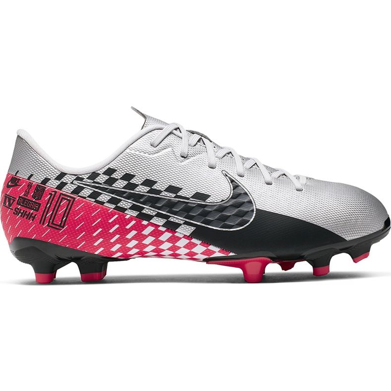 Pantof de fotbal Nike Mercurial Vapor 13 Academy Neymar FG / MG Junior AT8125 006 gri gri