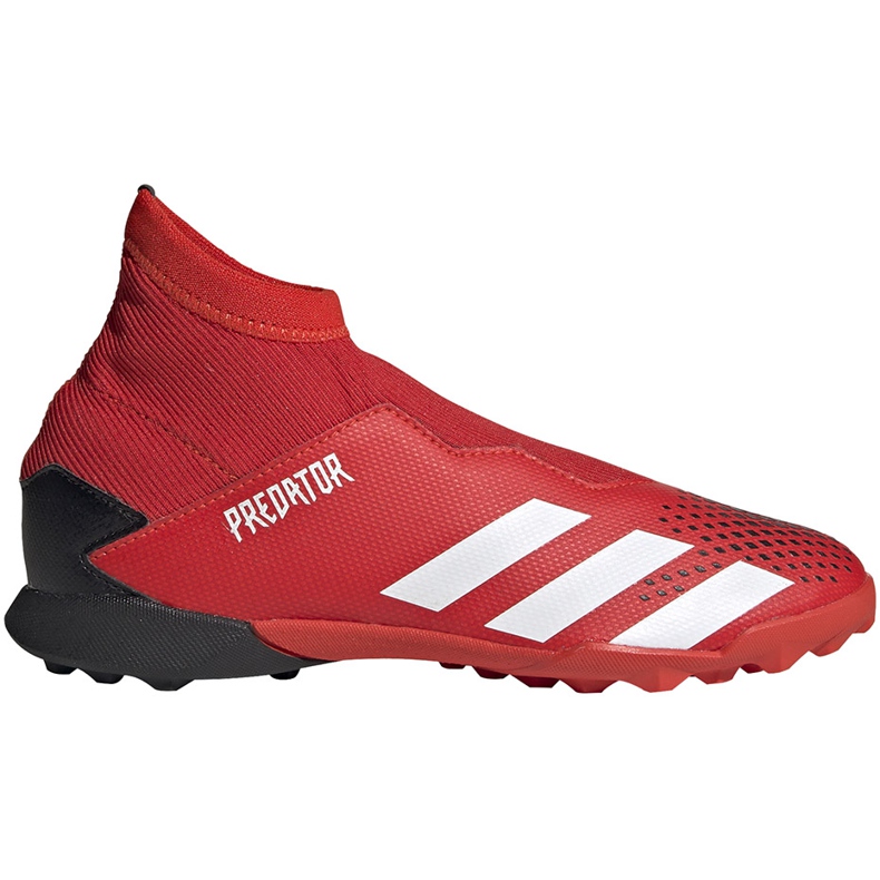 Ghete de fotbal Adidas Predator 20.3 Ll Tf Jr EF1949 roșu roșu