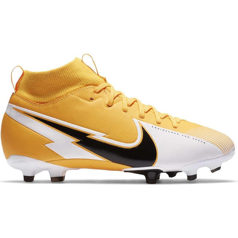 Pantof de fotbal Nike Mercurial Superfly 7 Academy FG / MG Junior AT8120 801 portocale