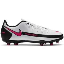 Pantofi de fotbal Nike Jr Phantom Gt Club FG / MG CK8479 160 alb multicolor