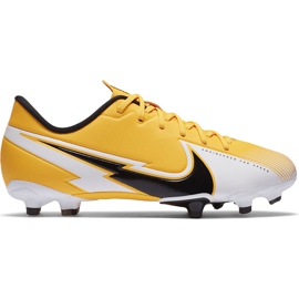 Pantof de fotbal Nike Mercurial Vapor 13 Academy FG / MG Junior AT8123 801 portocaliu galben