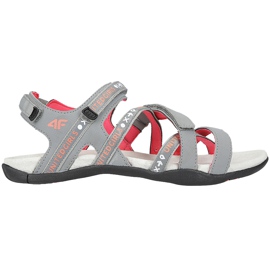 Sandale fete 4F multicolor HJL20 JSAD001 90S portocale roz gri
