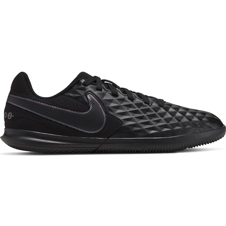 Pantofi de fotbal Nike Tiempo Legend 8 Club Ic Junior AT5882 010 negru negru