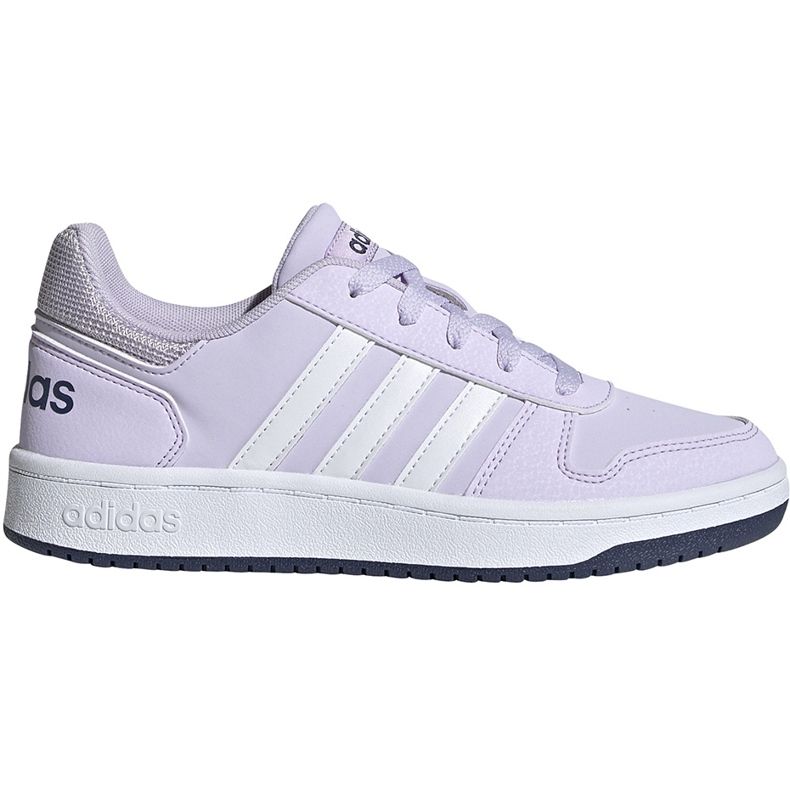 Pantofi copii Adidas Hoops 2.0 K violet deschis EG9075