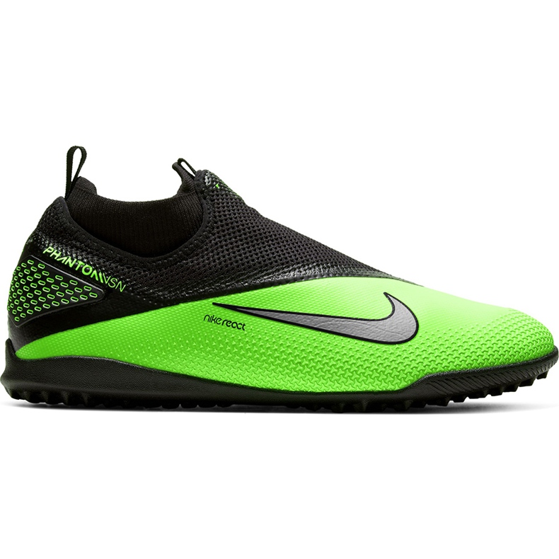 Pantof de fotbal Nike React Phantom Vsn 2 Pro Df Tf CD4174 036 multicolor verde