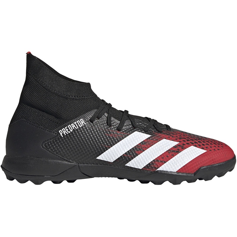 Ghete de fotbal Adidas Predator 20.3 Tf negru și roșu EF2208 multicolor