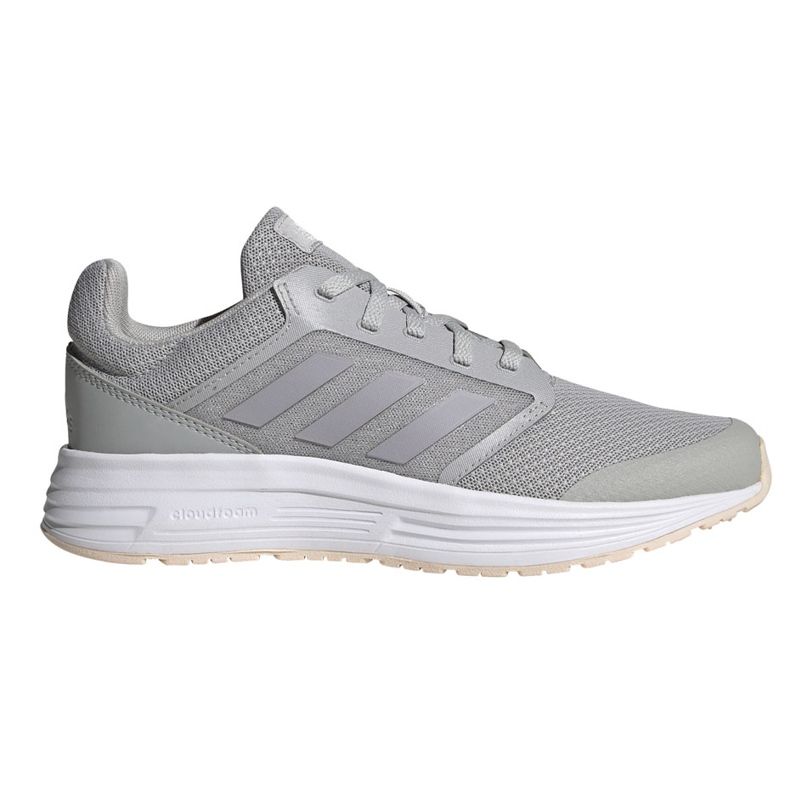 Pantofi de alergare pentru femei adidas Galaxy 5 gri deschis FW6122