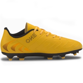 Ghete de fotbal Puma One 20.4 Fg Ag Junior 105840 01 galben