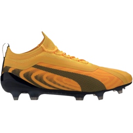 Ghete de fotbal Puma One 20.1 Fg Ag Ultra galben 105743 01 Ghete de fotbal Puma One 20.1 Fg Ag Ultra galben 105743 01