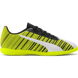 Cizme de fotbal Puma One 5.4 It galben-alb-negru 105654 04 multicolor Cizme de fotbal Puma One 5.4 It galben-alb-negru 105654 04 multicolor