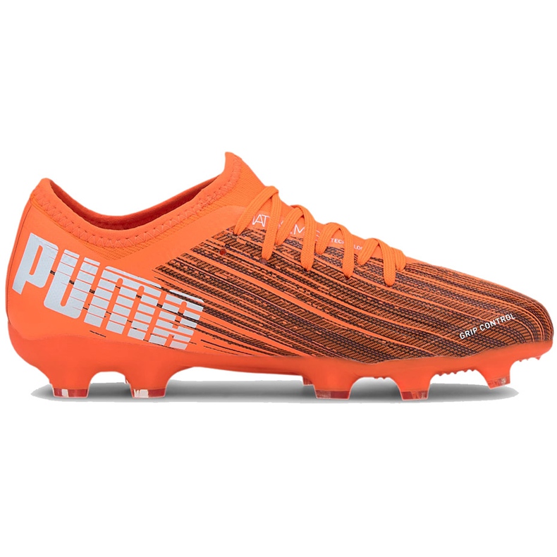 Ghete de fotbal Puma Ultra 3.1 Fg Ag Junior 106098 01 portocale portocale