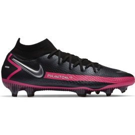 Pantofi de fotbal Nike Phantom Gt Elite Df Fg CW6589 006 negru negru