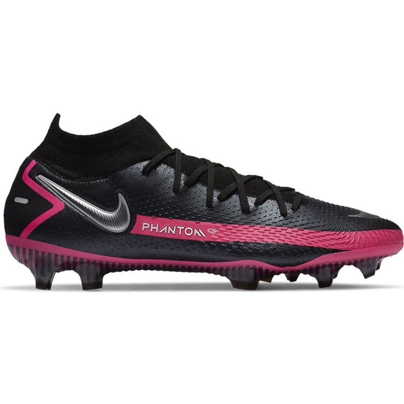 Pantofi de fotbal Nike Phantom Gt Elite Df Fg CW6589 006 negru negru