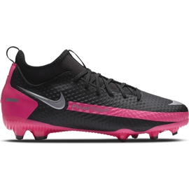Pantofi de fotbal Nike Phantom Gt Academy Df FG / MG Junior CW6694 006 negru negru Pantofi de fotbal Nike Phantom Gt Academy Df FG / MG Junior CW6694 006 negru negru
