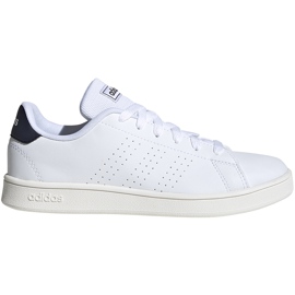 Pantofi pentru copii Adidas Advantage K alb FW2588 Pantofi pentru copii Adidas Advantage K alb FW2588