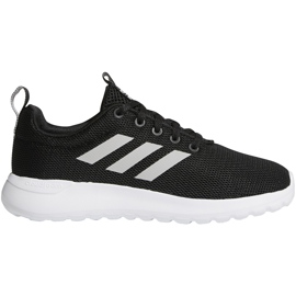 Pantofi copii Adidas Lite Racer Cln K negru și alb BB7051 Pantofi copii Adidas Lite Racer Cln K negru și alb BB7051