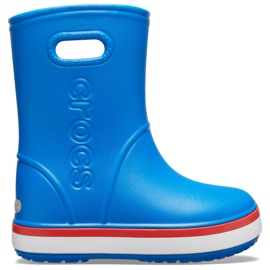 Cizme de ploaie Crocs pentru copii Crocband Rain Boot Kids albastru 205827 4KD Cizme de ploaie Crocs pentru copii Crocband Rain Boot Kids albastru 205827 4KD