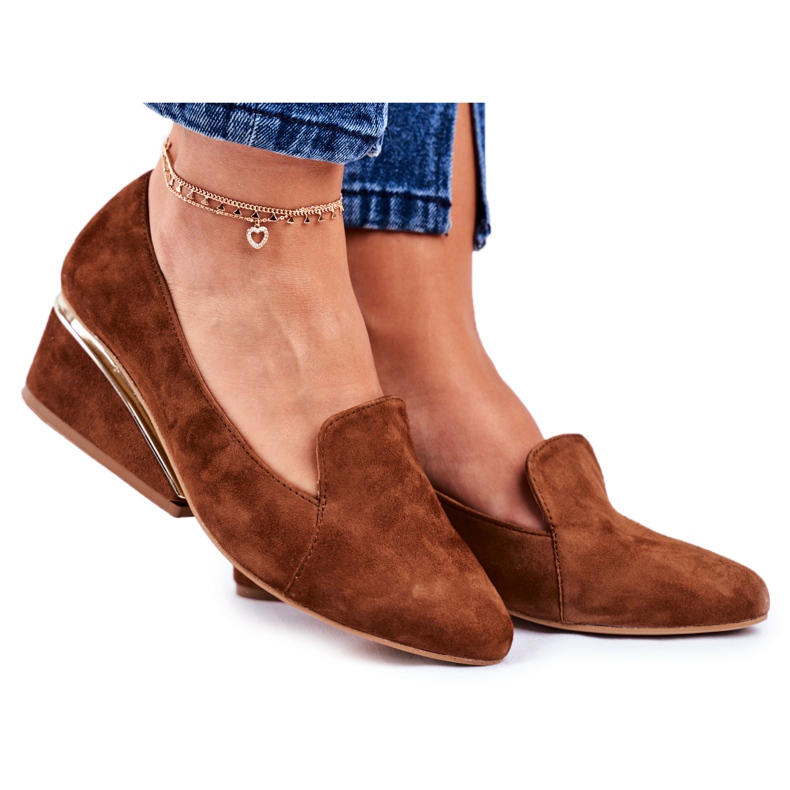 Pantofi de damă Exquisite Brown 1205 maro