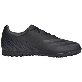 Ghete de fotbal Adidas X GHOSTED.4 Tf M EG8236 gri, negru negru
