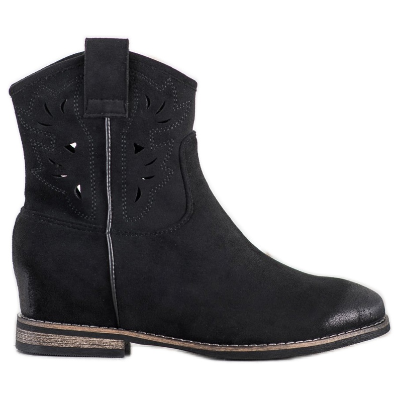 Vinceza Cizme de cowboy cu pană Vincez negru