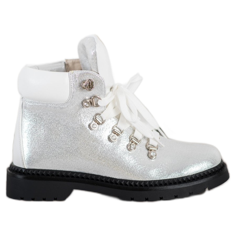 Bello Star Trappers de argint alb