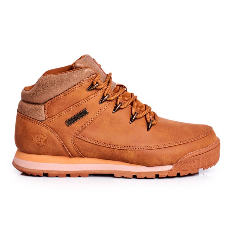 Pantofi de trekking Big Star Camel GG274497 bej galben