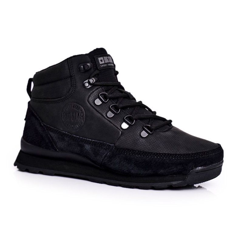 Încălțăminte de trekking pentru femei Big Star Black GG274615 negru