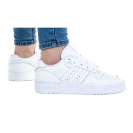 Pantofi Adidas Rivalry Low Jr EG3636 alb albastru