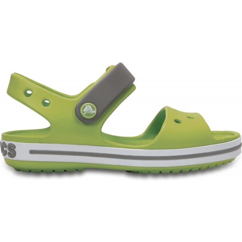 Sandale Crocs pentru copii Sandale Crocband pentru copii verde și gri 12856 3K9