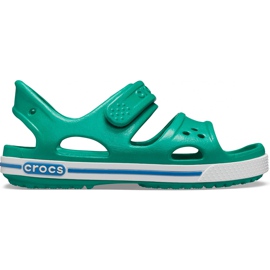 Sandale Crocs pentru copii Crocband Ii Sandal Ps Kids verde-albastru 14854 3TV Sandale Crocs pentru copii Crocband Ii Sandal Ps Kids verde-albastru 14854 3TV