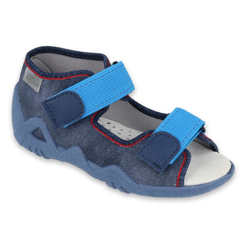 Pantofi pentru copii Befado galbeni 350P015 albastru marin albastru