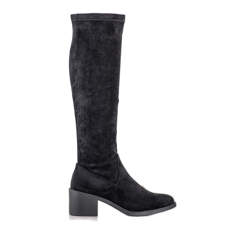 Filippo Cizme Slip-On cu toc negru Filippo Cizme Slip-On cu toc negru