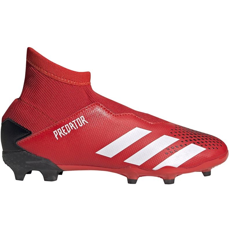 Ghete de fotbal Adidas Predator 20.3 Ll Fg Jr EF1907 roșu, negru roșu