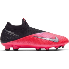Pantofi de fotbal Nike Phantom Vsn 2 Elite Df Fg CD4161 606 multicolor roșu