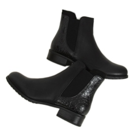 Ghete Chelsea negre pentru femei 88175 Negre negru Ghete Chelsea negre pentru femei 88175 Negre negru